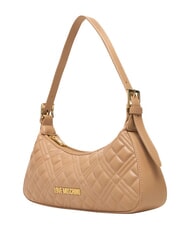 LOVE MOSCHINO QUILTED Bolso de hombro beige - Bolsos Mujer - 3