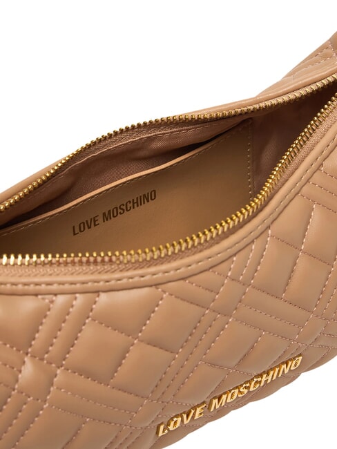 QUILTED Bolso de hombro beige - Bolsos Mujer