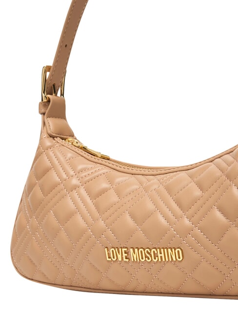 QUILTED Bolso de hombro beige - Bolsos Mujer