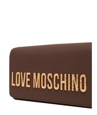 LOVE MOSCHINO SMART DAILY Minibolso de hombro chocolate2 - Bolsos Mujer - 4