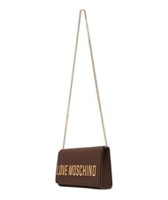 LOVE MOSCHINO SMART DAILY Minibolso de hombro chocolate2 - Bolsos Mujer - 3