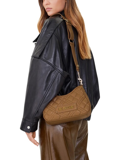QUILTED Bolsa de doble funci&oacute;n beige - Bolsos Mujer