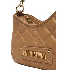 LOVE MOSCHINO QUILTED Bolsa de doble funci&oacute;n beige - Bolsos Mujer - 5