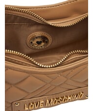 LOVE MOSCHINO QUILTED Bolsa de doble funci&oacute;n beige - Bolsos Mujer - 6