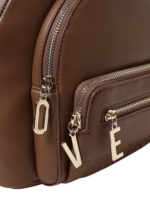 ZIPLINE Mochila redonda con bolsillo CUERO - Bolsos Mujer
