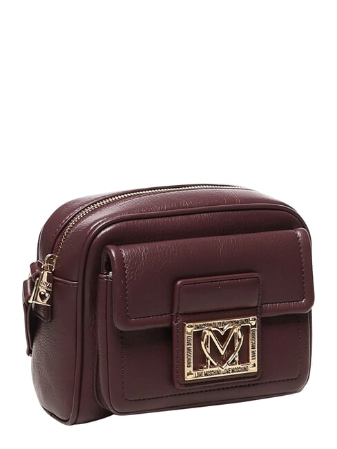 LOCKED IN GOLD Minibolso de hombro vino - Bolsos Mujer