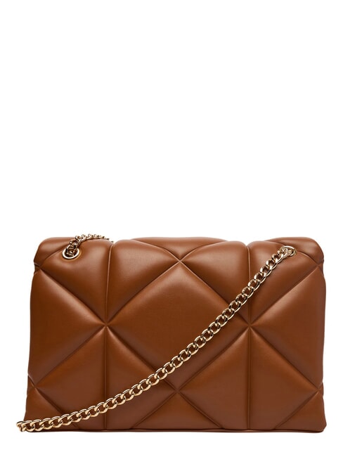 EMBOSSED Bolso de hombro / bolso cruzado casta&ntilde;a - Bolsos Mujer