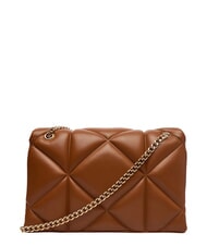 LOVE MOSCHINO EMBOSSED Bolso de hombro / bolso cruzado casta&ntilde;a - Bolsos Mujer - 4