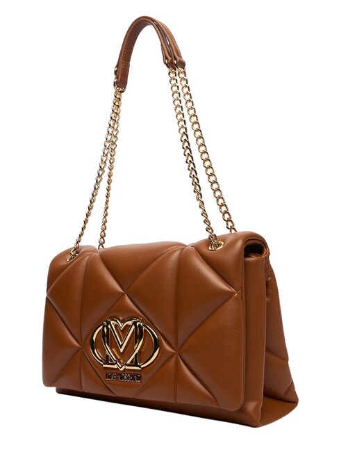 EMBOSSED Bolso de hombro / bolso cruzado casta&ntilde;a - Bolsos Mujer