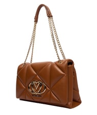 LOVE MOSCHINO EMBOSSED Bolso de hombro / bolso cruzado casta&ntilde;a - Bolsos Mujer - 3