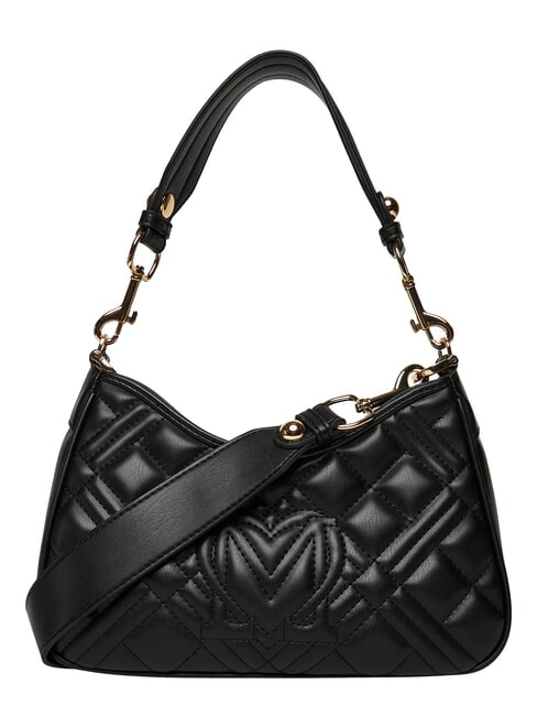 QUILTED Bolso de hombro con correa para el hombro. negro - Bolsos Mujer