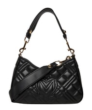 LOVE MOSCHINO QUILTED Bolso de hombro con correa para el hombro. negro - Bolsos Mujer - 4