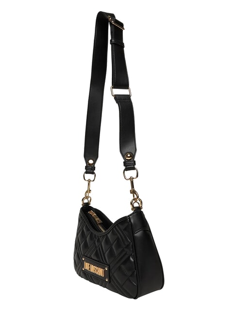 QUILTED Bolso de hombro con correa para el hombro. negro - Bolsos Mujer