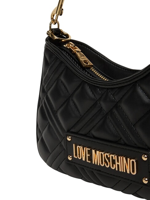 QUILTED Bolso de hombro con correa para el hombro. negro - Bolsos Mujer