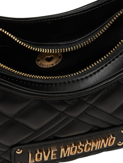 QUILTED Bolso de hombro con correa para el hombro. negro - Bolsos Mujer