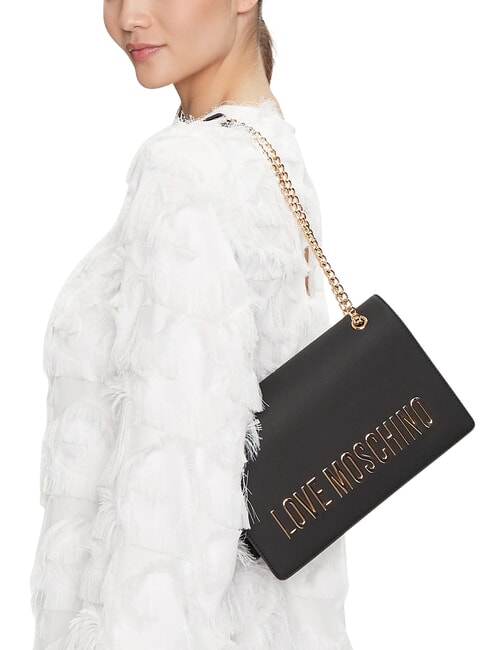 BOLD LOVE Bolso de hombro con cadena negro - Bolsos Mujer