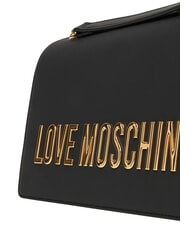 LOVE MOSCHINO BOLD LOVE Bolso de hombro con cadena negro - Bolsos Mujer - 4