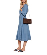 LOVE MOSCHINO BOLD LOVE Bolso de hombro con cadena casta&ntilde;a - Bolsos Mujer - 2