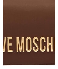LOVE MOSCHINO BOLD LOVE Bolso de hombro con cadena casta&ntilde;a - Bolsos Mujer - 8