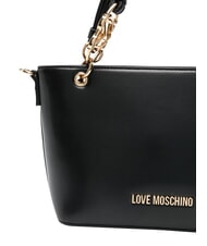 LOVE MOSCHINO JEWEL Bolso de mano con correa para el hombro. negro - Bolsos Mujer - 4