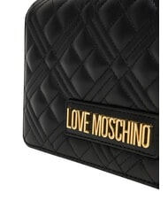 LOVE MOSCHINO SMART DAILY Bolso de mano con cadena negro - Bolsos Mujer - 5