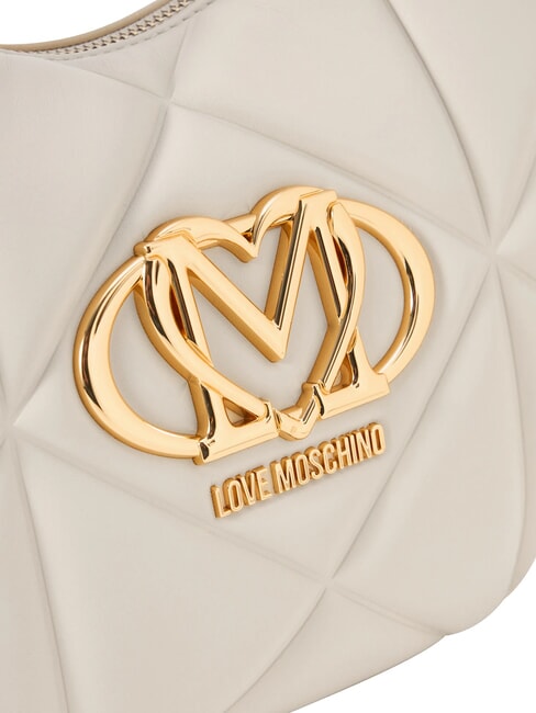 EMBOSSED Bolso de hombro Marfil - Bolsos Mujer