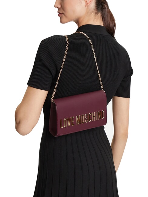 SMART DAILY Bolso de mano con cadena vino - Bolsos Mujer