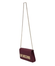 LOVE MOSCHINO SMART DAILY Bolso de mano con cadena vino - Bolsos Mujer - 3
