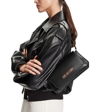 LOVE MOSCHINO SMART DAILY Bolso de hombro negro - Bolsos Mujer - 2