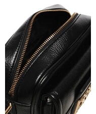 LOVE MOSCHINO LOCKED IN GOLD Minibolso de hombro negro - Bolsos Mujer - 4