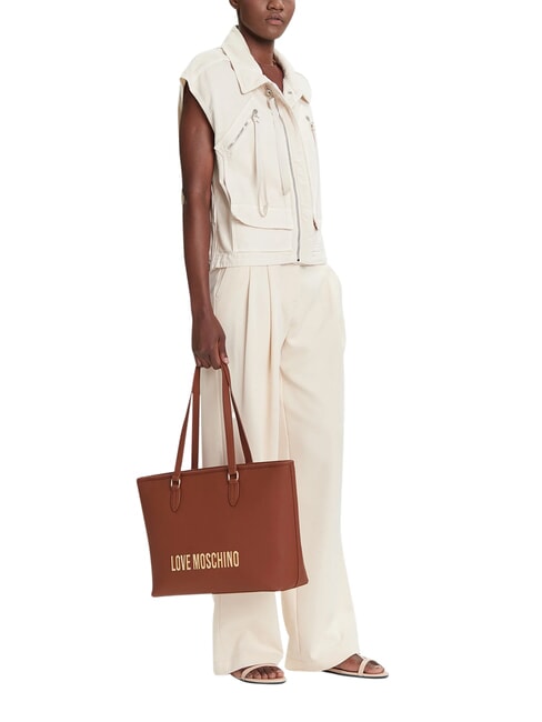 BOLD LOVE Bolsa de compras, bolso de hombro casta&ntilde;a - Bolsos Mujer