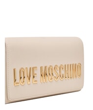 LOVE MOSCHINO SMART DAILY Bolso de mano con cadena Marfil - Bolsos Mujer - 5