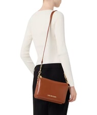 LOVE MOSCHINO JEWEL Bolso de hombro casta&ntilde;a - Bolsos Mujer - 2
