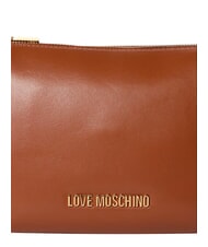 LOVE MOSCHINO JEWEL Bolso de hombro casta&ntilde;a - Bolsos Mujer - 4