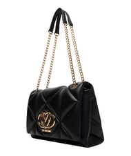 LOVE MOSCHINO EMBOSSED Bolso de hombro / bolso cruzado negro - Bolsos Mujer - 6