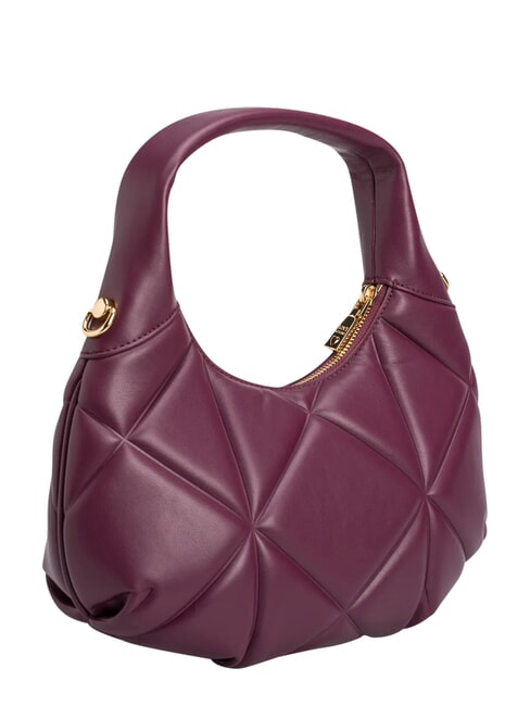 EMBOSSED Bolso de mano con correa para el hombro. vino - Bolsos Mujer
