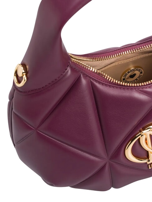 EMBOSSED Bolso de mano con correa para el hombro. vino - Bolsos Mujer