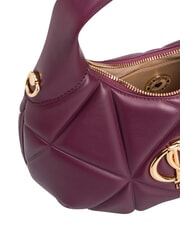 LOVE MOSCHINO EMBOSSED Bolso de mano con correa para el hombro. vino - Bolsos Mujer - 4
