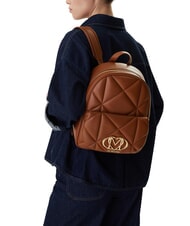 LOVE MOSCHINO EMBOSSED Mochila con bolsillo frontal - Bolsos Mujer