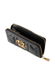 LOVE MOSCHINO EMBOSSED Cartera grande con cremallera. negro - Carteras Mujer - 3
