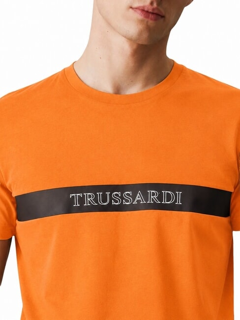 DIGITAL LEVRIERO Camiseta de algod&oacute;n de manga corta naranja - camiseta