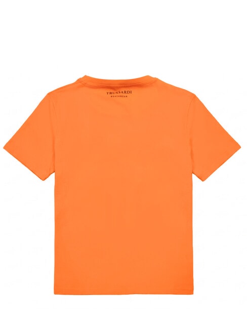 DIGITAL LEVRIERO Camiseta de algod&oacute;n de manga corta naranja - camiseta