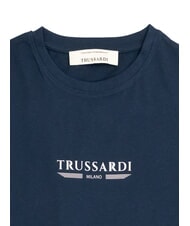 TRUSSARDI BASIC Camiseta de algod&oacute;n de manga corta marina de guerra - camiseta - 2