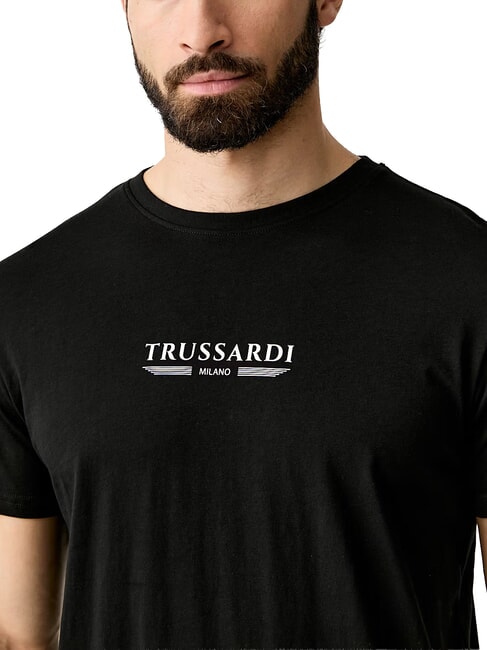 BASIC Camiseta de algod&oacute;n de manga corta negro - camiseta