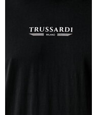 TRUSSARDI BASIC Camiseta de algod&oacute;n de manga corta negro - camiseta - 5