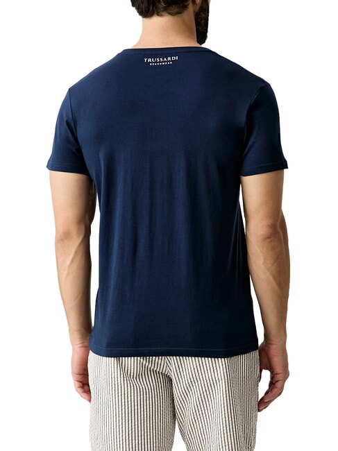 BASIC Camiseta de algod&oacute;n de manga corta marina de guerra - camiseta