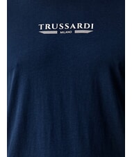 TRUSSARDI BASIC Camiseta de algod&oacute;n de manga corta marina de guerra - camiseta - 5