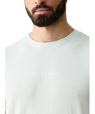 TRUSSARDI BASIC Camiseta de algod&oacute;n de manga corta azur - camiseta - 3