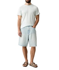 TRUSSARDI BASIC Camiseta de algod&oacute;n de manga corta azur - camiseta - 4