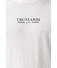 TRUSSARDI BASIC Camiseta de algod&oacute;n de manga corta blanco - camiseta - 5